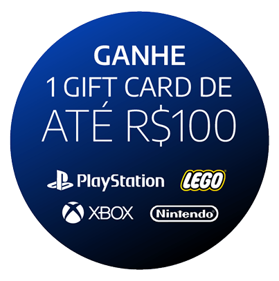 Gift card de 100 reais
